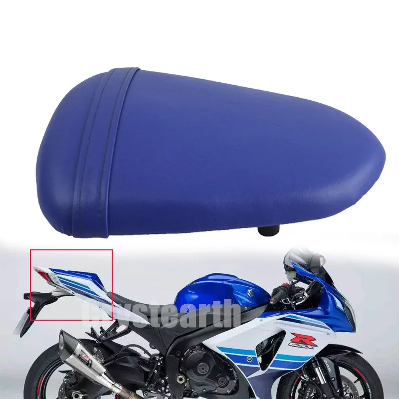 Голубое заднее ПАССАЖИРСКОЕ СИДЕНЬЕ мотоцикла для Suzuki GSXR1000 GSX R1000 05 06 K5 K6 GSXR 1000 2005