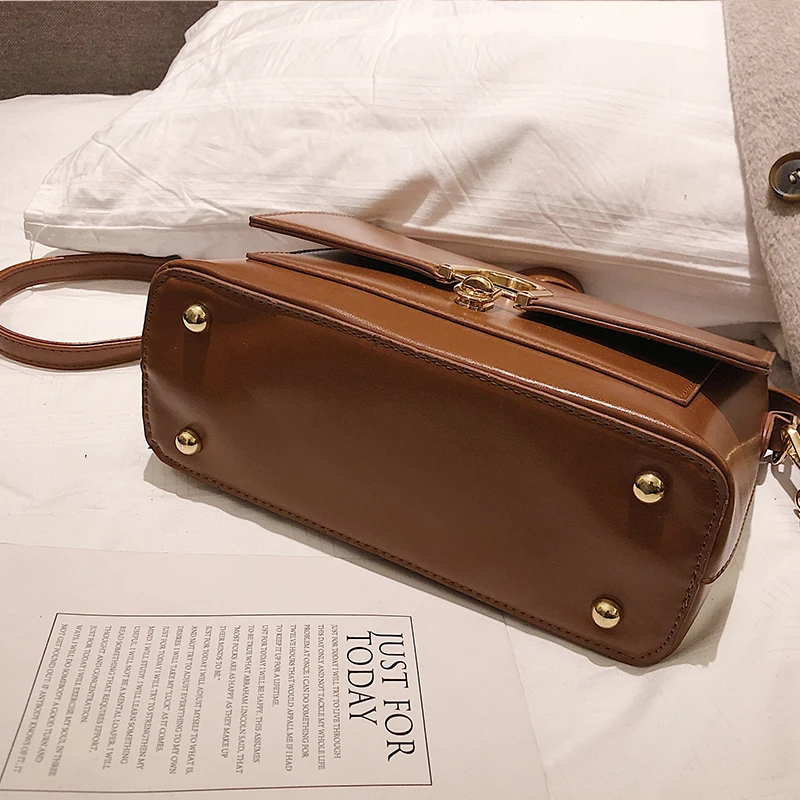 Bolsa Feminina маленькие квадратные сумки для женщин винтажные простые кожаные через