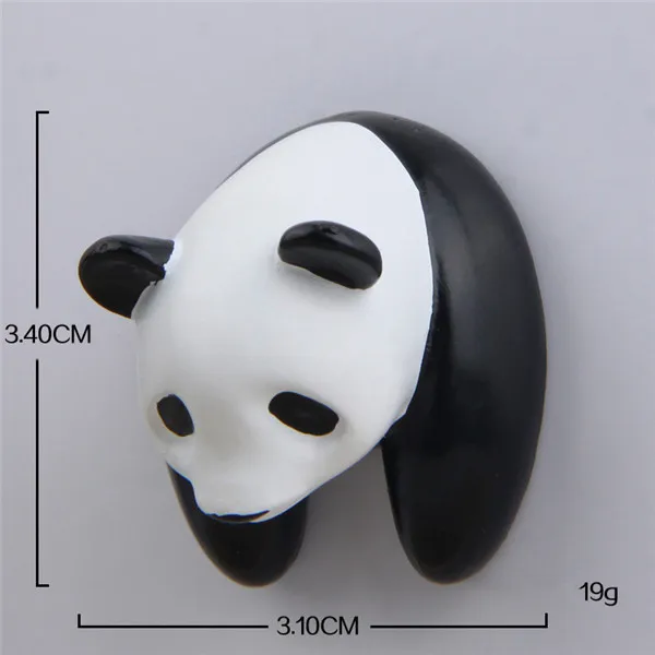 Panda Animal Bear Upper Half Body and Butt Fridge Magnets Figures Toys - 8