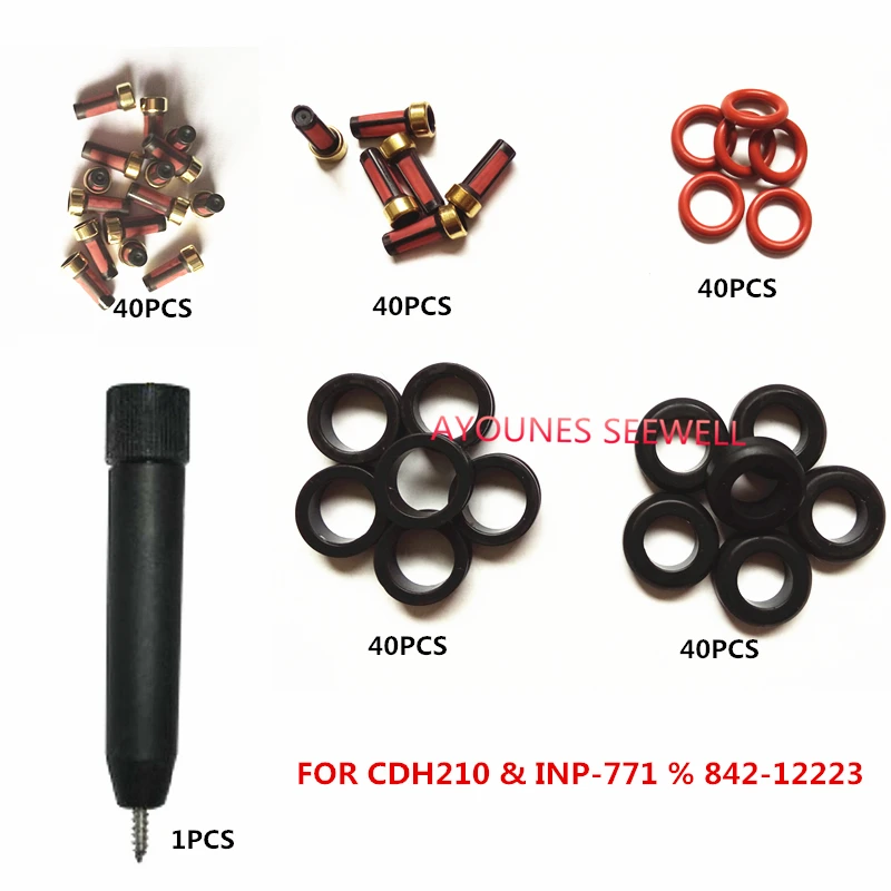 

40sets fuel injector repair kits with filter extractor FOR CDH210 INP771 MD319790 MD319791 MD319815 MD352587 AY-RK065-1