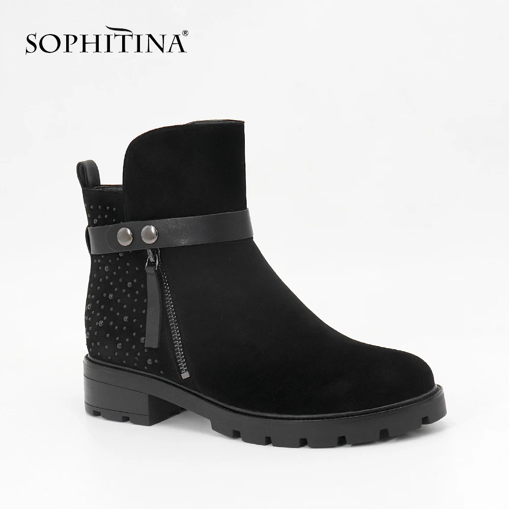 скидка SOPHITINA 2019 новый малыш замшевые ботильоны текстурированная
Симпатичные Бусины мода пряжки Skidproof подошва износостойкая Basic
boots ML22 онлайн