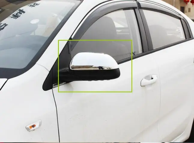 

Higher star ABS Chrome 2pcs car Door Mirror decoration cover,rearview protection Cover for KIA Rio/K2 2011-2019