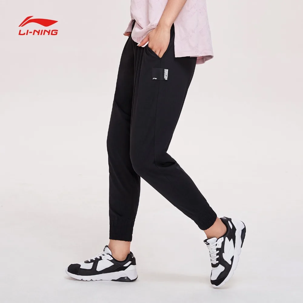 

Li-Ning Women Basketball BAD FIVE Pants Loose Fit Cotton Modal Polyester Spandex LiNing Sports Pants Trousers AKLP192 WKY234