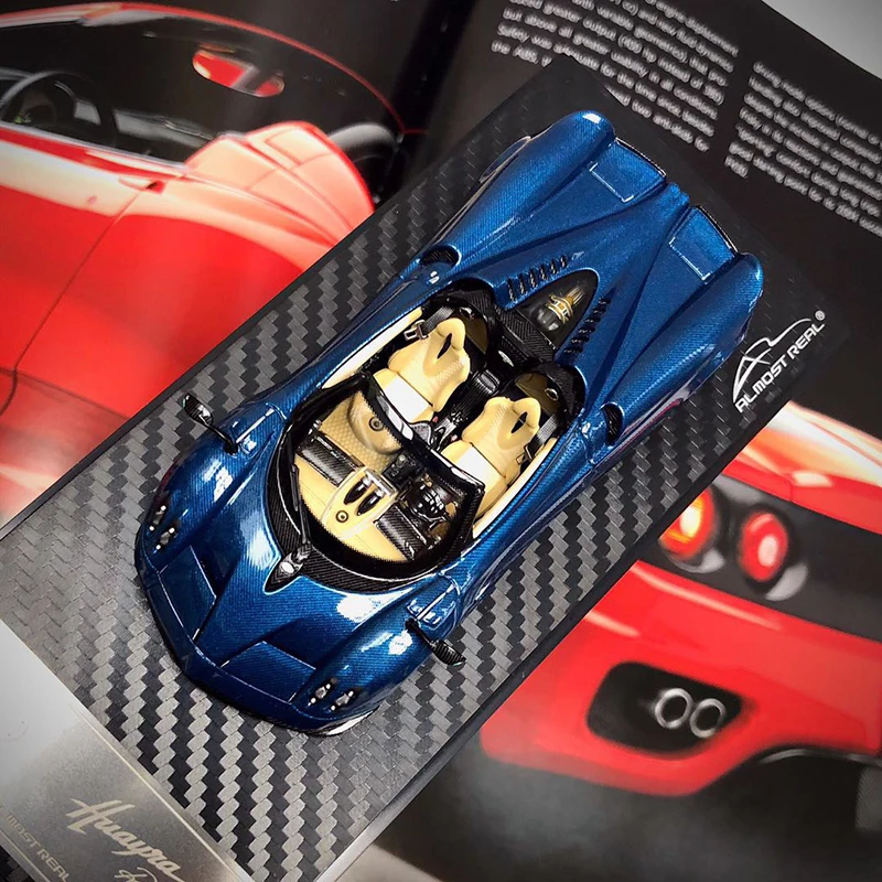 Новинка литой под давлением металлический 1/43 Pagani Wind Son модель кабриолета Supercar для