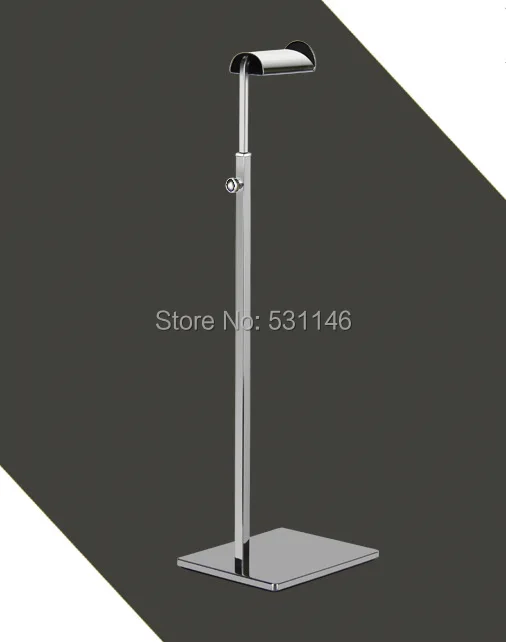 

Free Shipping 10PCS Bag display stand stainless steel package store display window adjustable rack height B7-3