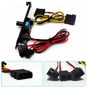 

High Quality Fan Speed Controller Regulator Support Big 4P Port Small 3/4PIN Port for Computer