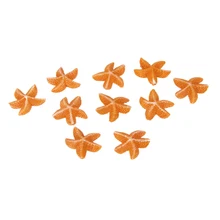 10 шт. миниатюрный бонсай DIY ремесло фигурка для террариума пейзаж желтый Морская звезда декор