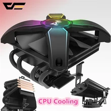 Darkflash Aigo refroidisseur de processeur radiateur TDP 280 W dissipateur de chaleur silencieux 120mm 4Pin PC plus récent refroidissement CPU pour LGA115X/AMD ventilateur de tour d'ordinateur(China)
