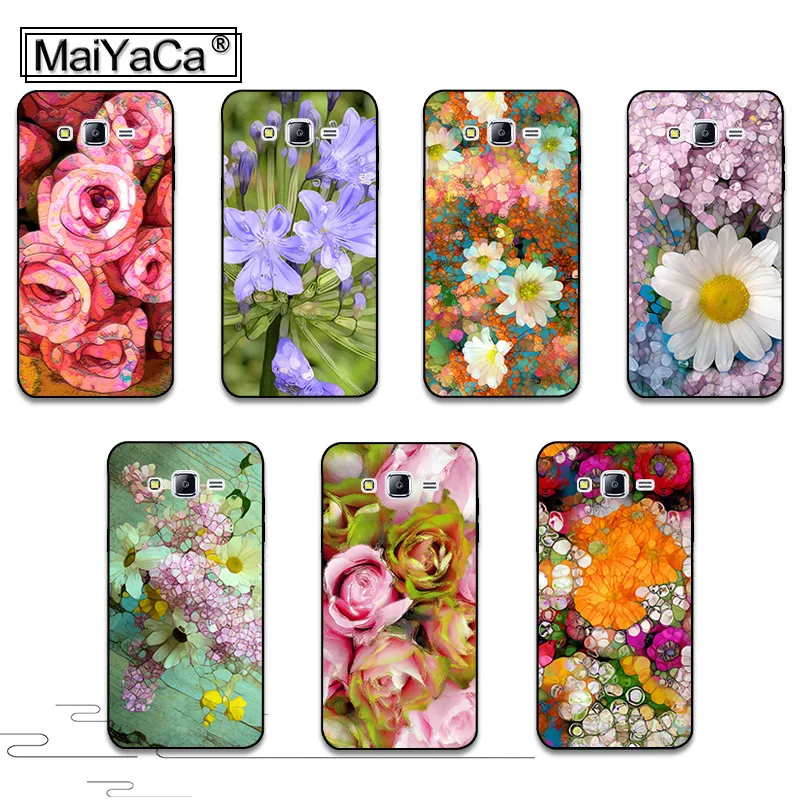 MaiYaCa/классный чехол с цветочным принтом для samsung galaxy j7 j8 j4 j6 j2pro a9 a8 a6 2018 | Мобильные