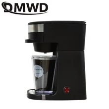 DMWD Электрический американский капельного Кофе автоматический чайник мини эспрессо латте Чай горшок котел порошок кафе Чай S Чай m пивоварения горшок машина