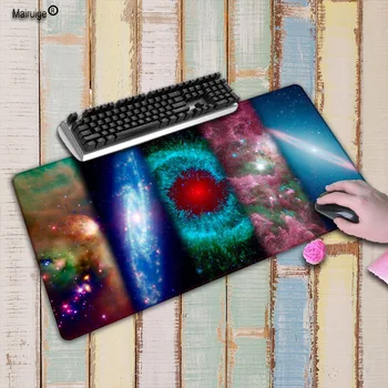 

Mairuige Colorful space Mouse Pad Locked Edge Pad to Mouse Notbook Computer Gaming Speed Mousepad For CSGO LOL DOTA 900*400*3mm