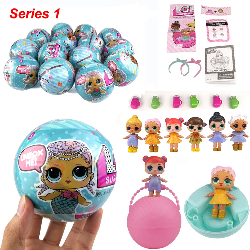

2017 New Series 1 Boneca LOL Surprise Doll Magic Unpacking Removable Egg Ball Action Figure Girl Novelty Funny Toy For Children