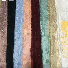 MYCD1693 белая небесно-голубая черная африканская кружевная ткань вышитая кружевная ткань в нигерийском стиле свадебное высококачественное французское Тюлевое кружево