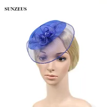 Подружки невесты Шапки для девочек с лица вуаль тюль элегантный Шапки для Для женщин официальные аксессуары для волос хижине меха Hochzeit SH26