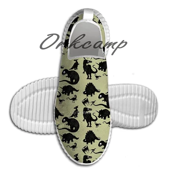 

Silhouetted Dinosaurs Running Shoes Walking Shoes Summer Comfortable light weight Jogging Yoga shoes