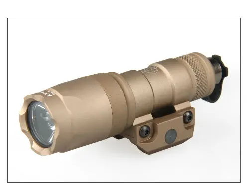 Тактический фонарь стиль M300 мини-Скаут свет рейку светодиодный оружейный фонарик для охоты для съемки GZ150041 - Цвет: Коричневый