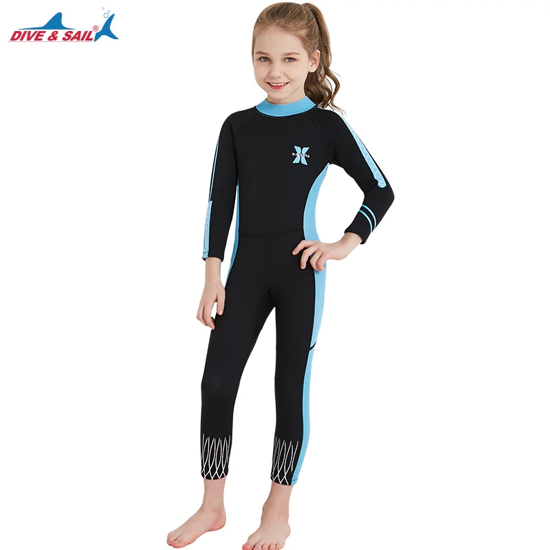 Kids Wetsuit Neoprene 2.5mm for Boys/Girls Snorkeling Swimming Suit