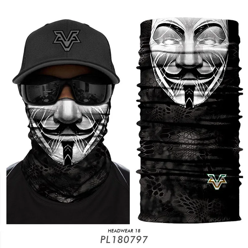 Anonymous Mask шутник, клоун, велосипедная маска для езды на велосипеде, маска для лица с флагом, банданы с черепом, Балаклава для женщин и мужчин, Ciclismo Bandana