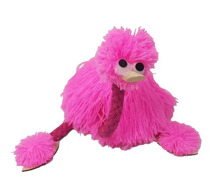 Кукла-марионетка Muppets животное Muppet шерстяная веревка Страусиная кукла-марионетка для детей деревянная кукольная кукла игрушки Ручные куклы игрушки