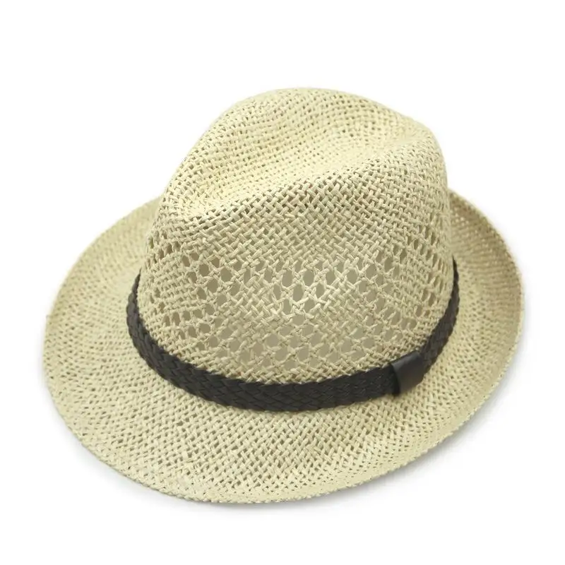 Летняя Соломенная Шляпа fedora, модная туристическая шляпа, дышащая, карамельный цвет, 13 цветов, 1 шт., новое поступление - Цвет: 13