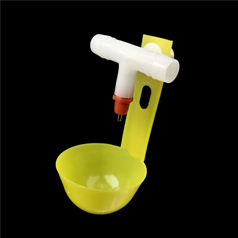 

30 sets Chicken water bowl Hanging Bird drinking cup Steel columns drinking 360 degree Chicken tools wholesale Free shipping