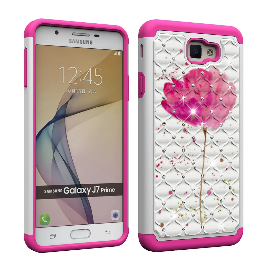 TPU+PC Back Cover Case With Drill For Samsung Galaxy J7 Prime Note9 S8 S8+ Plus S9 S9+ Patterned Phone Bag | Мобильные телефоны и