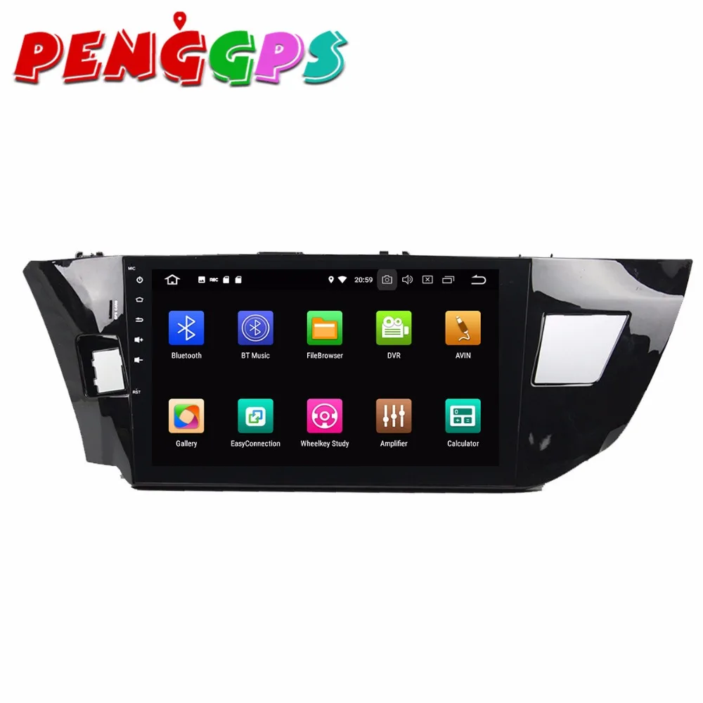 Clearance 2 din Car DVD Player GPS Navigation Headunit Android 8.0 7.1 For Toyota LEVIN 2013 2014 2015 Stereo Multimedia Satnav Video Auto 5