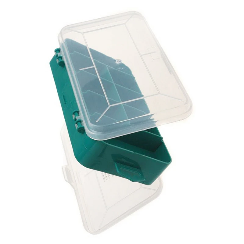 Top PENGGONG 13 Grids Tool Box Double-Side Tool Box Organizer Storage Box Multifunction Tool Case For Small Components