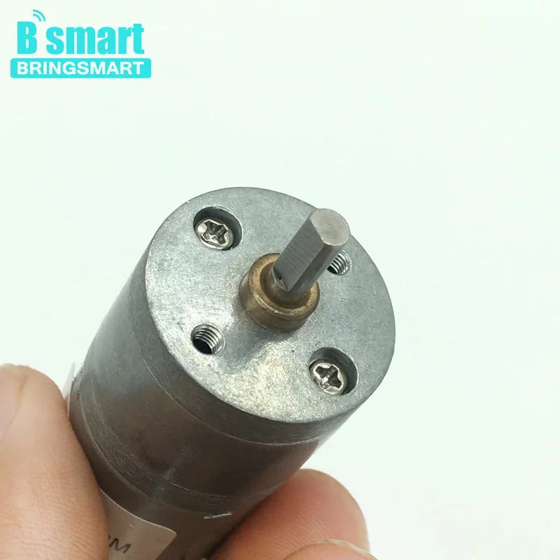 Bringsmart JGA25-370 редуктор DCMotor 12 В редуктор ed мотор 24 В мини электрический мотор низкая скорость микро редуктор коробка передач для игрушек