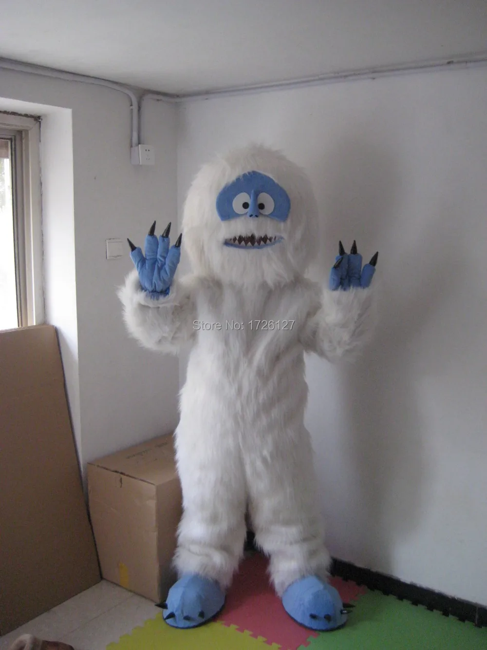 

mascot White Snow Monster Yeti Mascot costume custom fancy costume anime cosplay kits mascotte fancy dress carnival costume