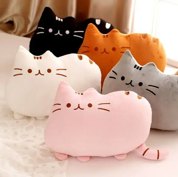 

Cute Cat Plush Toy Stuffed Animals Talking Toys Pusheen Cat Plush Pillow Cushion Gift For Girl 5 Colors