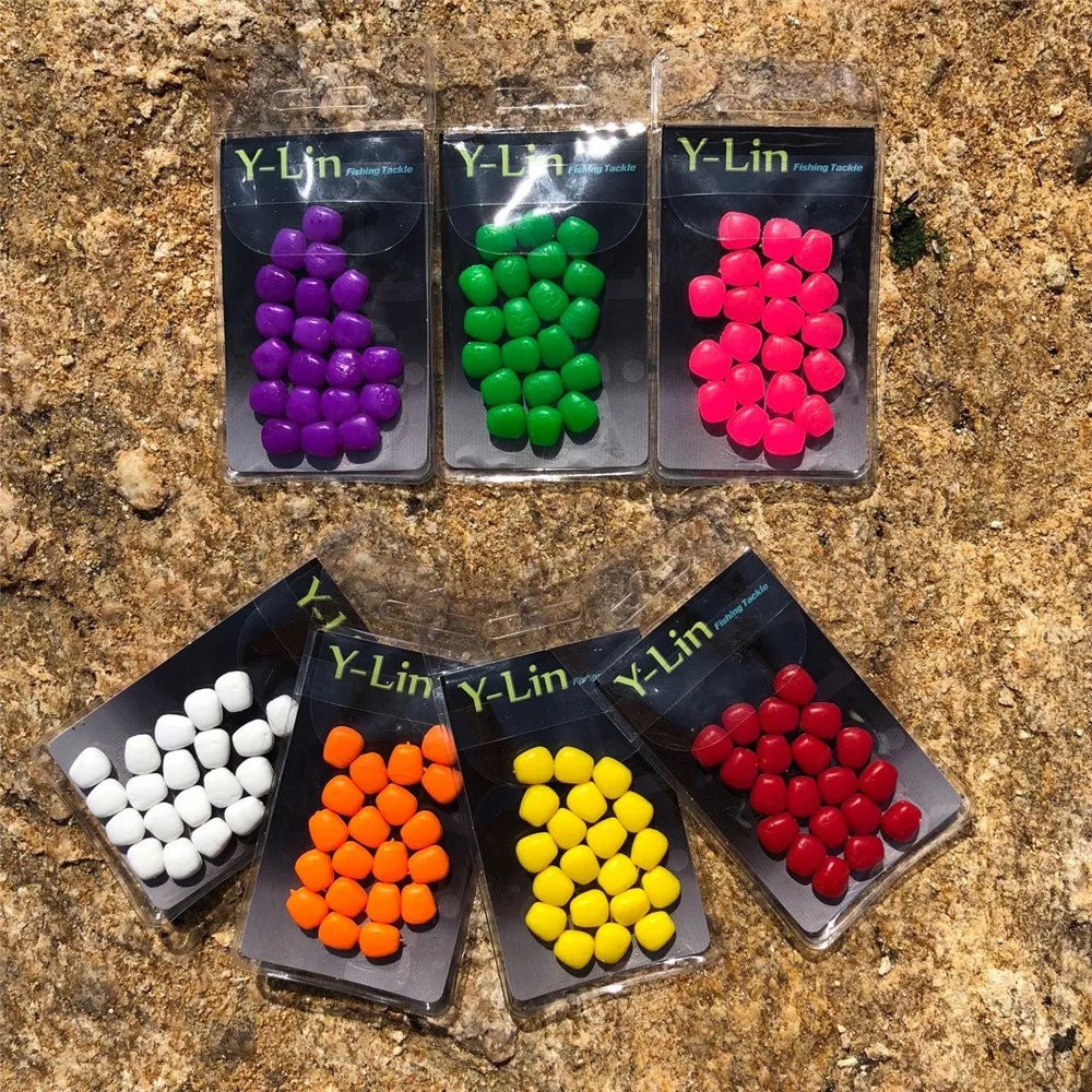 

20pcs/lot Carp fishing floating corn maggot tiger nuts pop up boilies hair rigs imitation corn artificial bait lures WORM