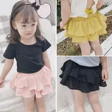 Г., полипропиленовые трусы шорты для маленьких девочек, Юбки Модная одежда принцессы для малышей детский костюм sukienki