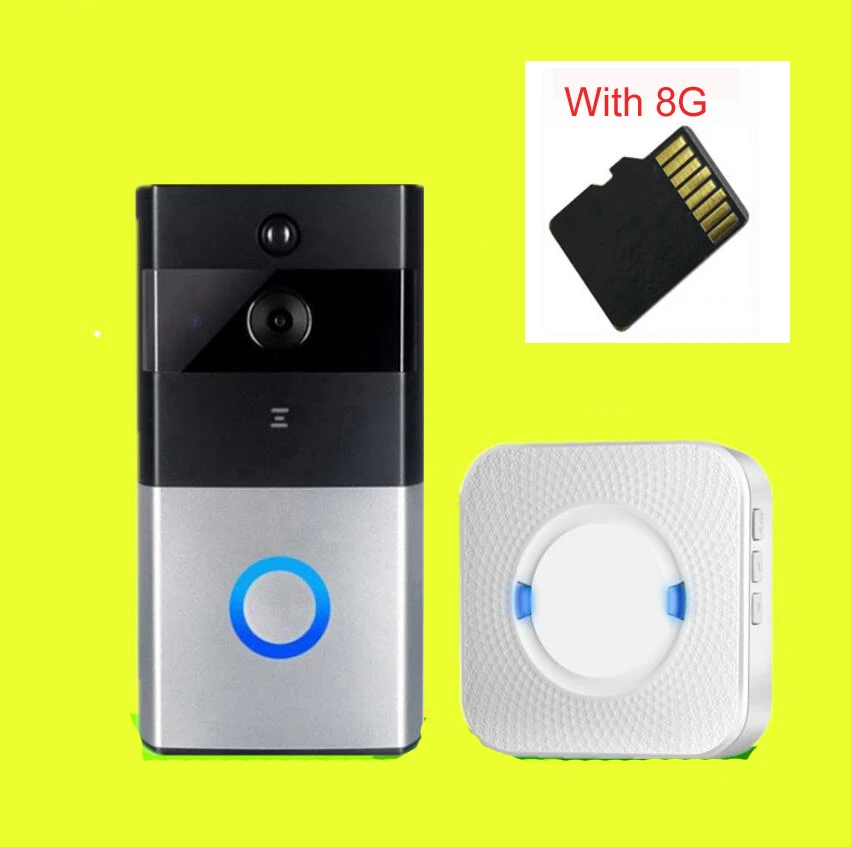 Security WiFi Door Bell Video Doorbell 720P HD Alarm Security
