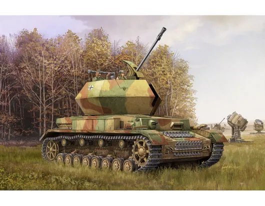 

Trumpeter 01520 1/35 Немецкий Flak 3,7 см 43 Flakpanzer IV Ostwind