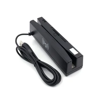 

Magnetic Stripe/IC&RFID MSR160 Card Reader Magnetic USB Stripe RFID Card and IC card Support PSAM Card