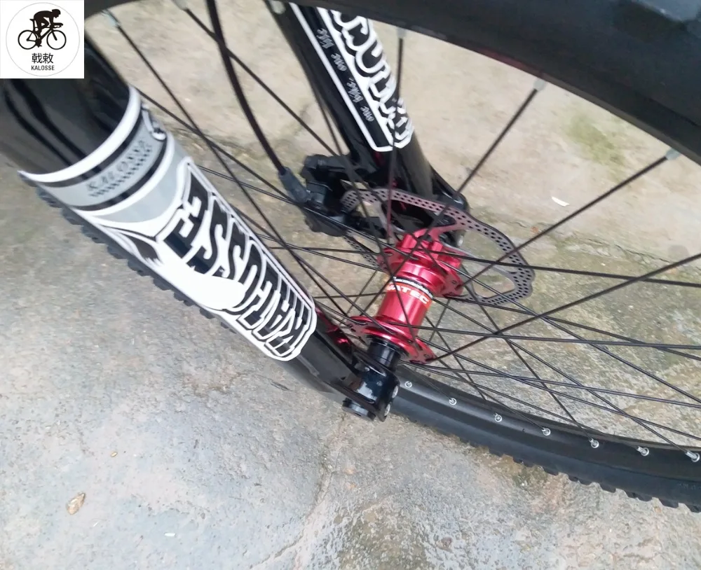 Clearance Kalosse  full suspension bicycle  30  speed Hydraulic brakes   M610   mountain bicycle Downhill DH mountain bike 26*2.35inch 2
