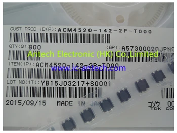 

Free Shipping! New Original ACM4520-142-2P-T000 1808 1400 Ohm 1.4 kOhm 1.5 A 0.08 Ohm DCR 50 V SMD Common Mode Choke