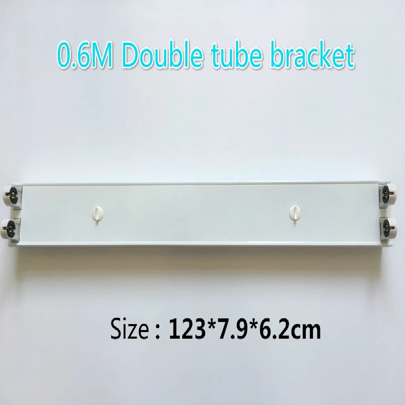 

NOVLED LED T8 Tube Bracket For 2Ft 2X60cm Fluorescent Lamp Tube Light Fixtures /Support/Stent/Connection/Base/Holder/Socket