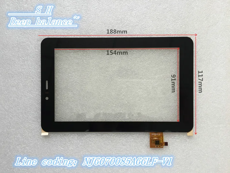 

New 7-inch tablet touch NJG070085AGGLF-V1 touch screen handwritten screen