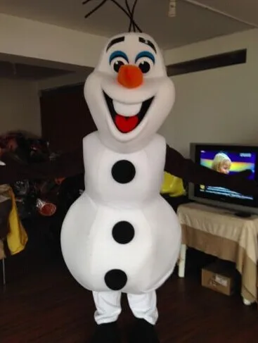 

Hot sale 2016 fast shipping Olaf Mascot Costume for Adult elsa Mascot Costumes olaf mascot Free Shipping