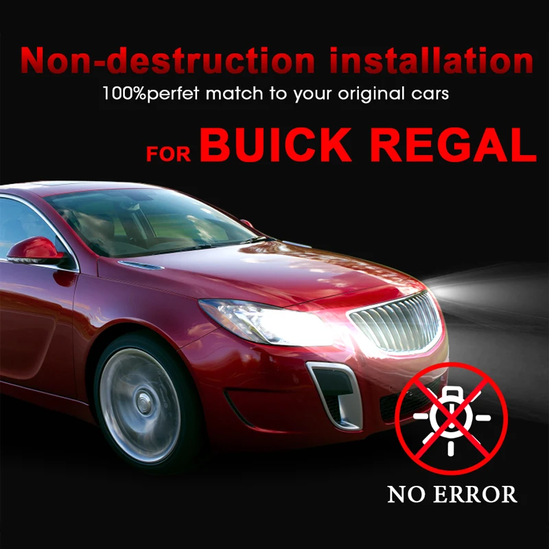 CARLitek для Buick Regal Автомобильные фары Led H7 с Canbus 12V Мини Размер Противотуманные авто