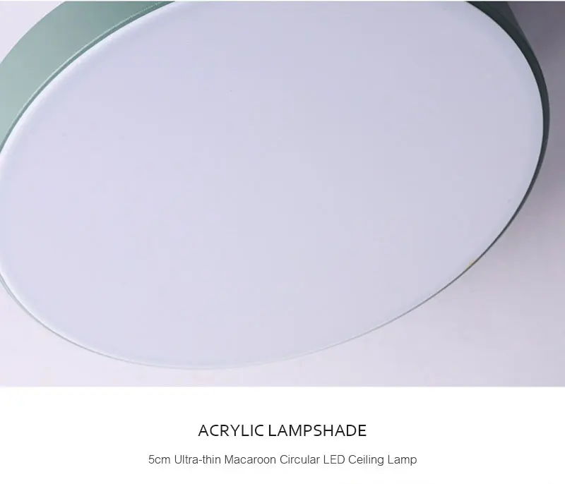 Modern Minimalist Ultra-thin 5CM LED Ceiling Lamp Multicolor Art LED Ceiling Light for Living Room Children's Room Coffee Shop (23)