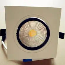 Площадь светодиодные светильники 9 Вт 12 Вт 110 В 220 В потолочные встраиваемые светодиодные Панель пятно света с драйвер для украшения дома доставку службой DHL