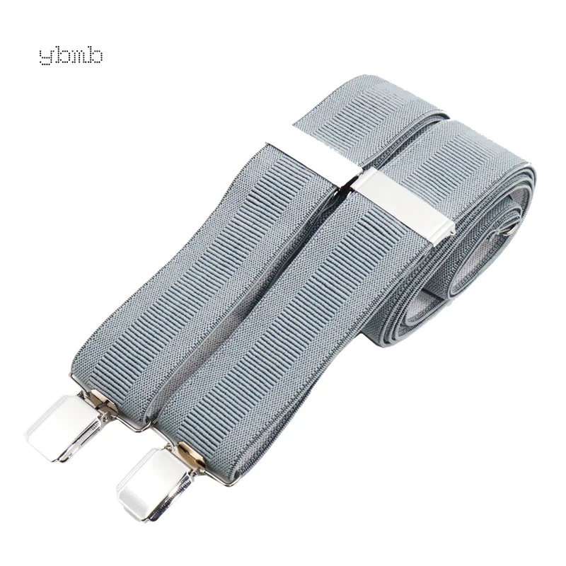 Ybmb модные рубашки подтяжки 4 клипсы X задние 3 5 см ширина регулируемая мода Garte