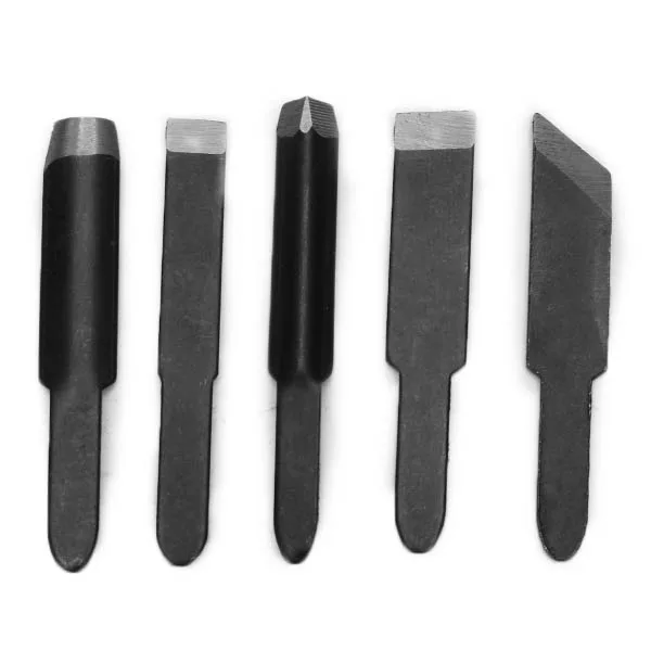 5pcs Carving Blades For Woodworking Carving Chisel Electric Carving Machine Tool