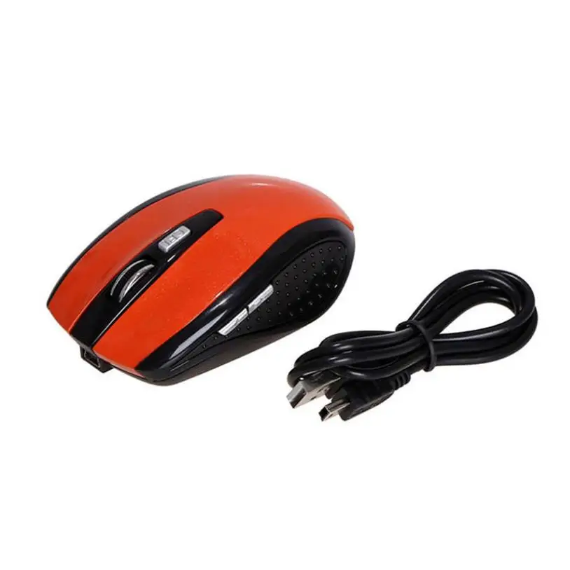 

Adroit Rechargeable Bluetooth 3.0 Wireless Mouse Mini 6D 1600DPI Optical Gaming Mice for Laptop 29S7531 drop shipping