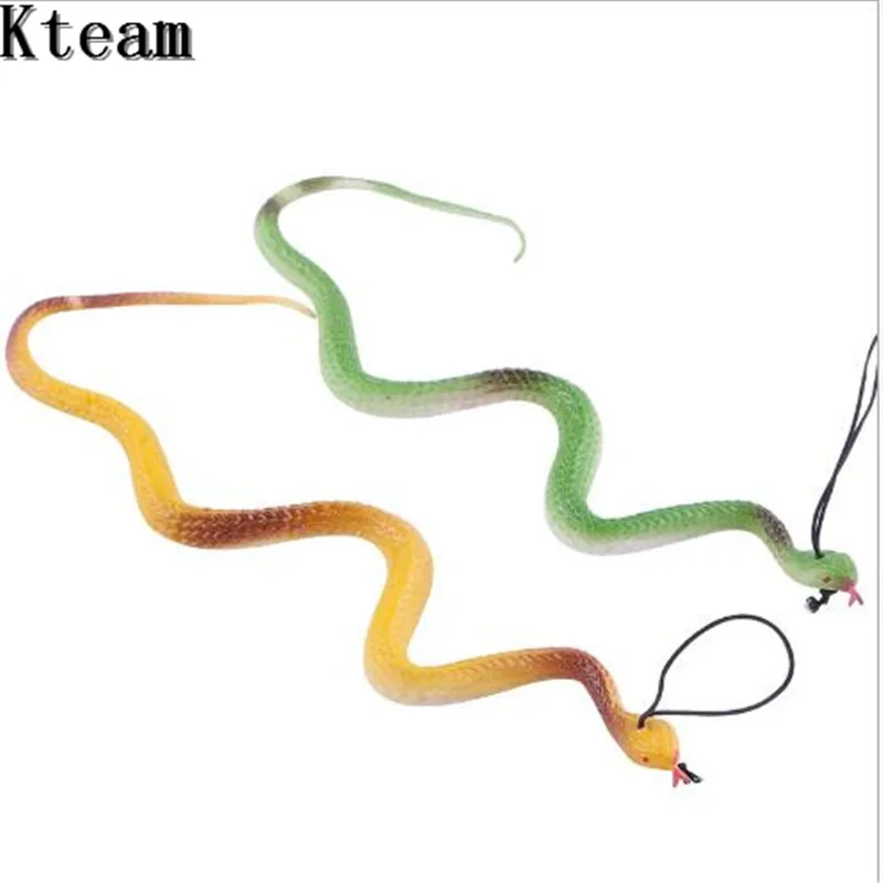 Top Grade Realistic Plastic Tricky Toy Fake Snakes Garden Props Joke Prank Halloween April Fool