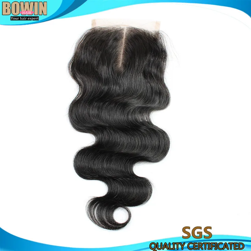

Grade 8A Cheap Price Peruvian Lace Closure 4*4 Middle Part Body Wave Closure Bleached Knots Unprocessed Human Hair