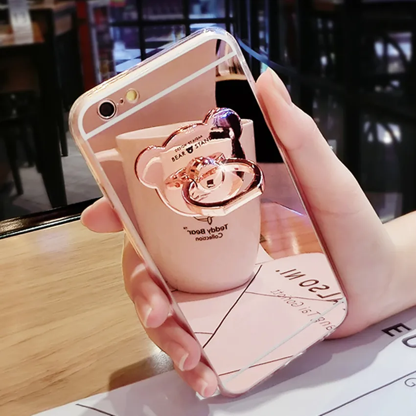 Роскошный чехол для Samsung S5 S6 S7 S8 S9 S10 PLUS Lite Note5 8 9 телефона с блестящим зеркалом